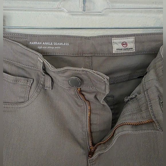 Adriano Goldschmied women's Farrah skinny ankle jeans, Size 29R, Light grey - Picture 4 of 10